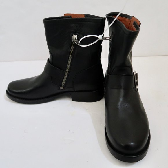 FRYE Vicky Engineer boots black New w/o box - Picture 4 of 11
